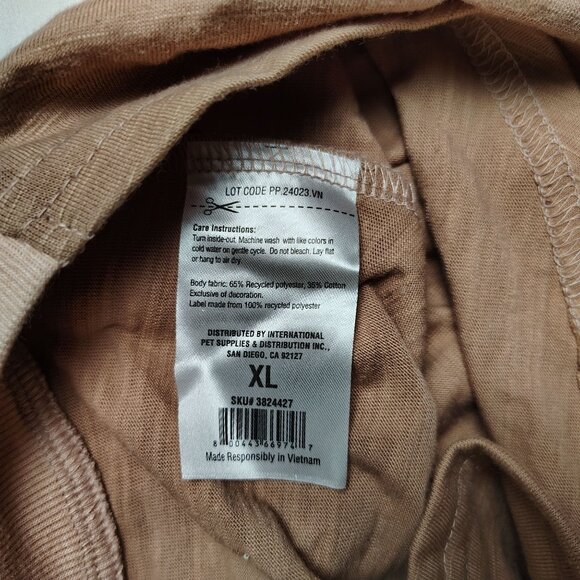 Reddy Dog XL Lightweight Pink Pleated Tank Top Made With Recycled Material Shirt - Picture 5 of 5